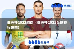 亚洲杯2022越南（亚洲杯2021足球赛程越南）