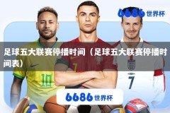 足球五大联赛停播时间（足球五大联赛停播时间表）