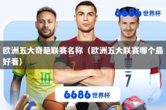 欧洲五大奇葩联赛名称（欧洲五大联赛哪个最好看）