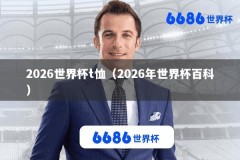 2026世界杯t恤（2026年世界杯百科）