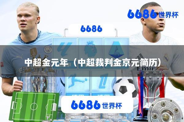 中超金元年(中超裁判金京元简历)